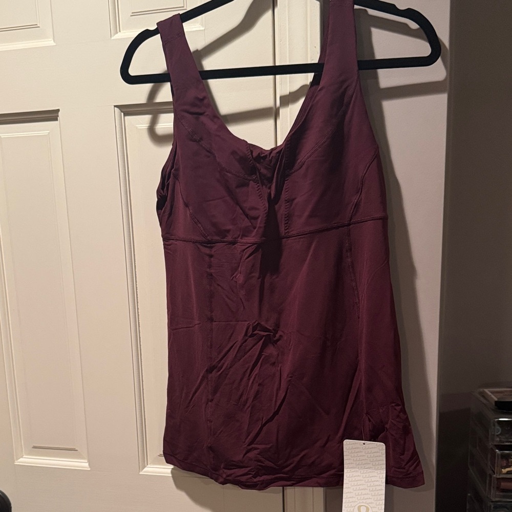 lululemon athletica Burgundy Tank Top
